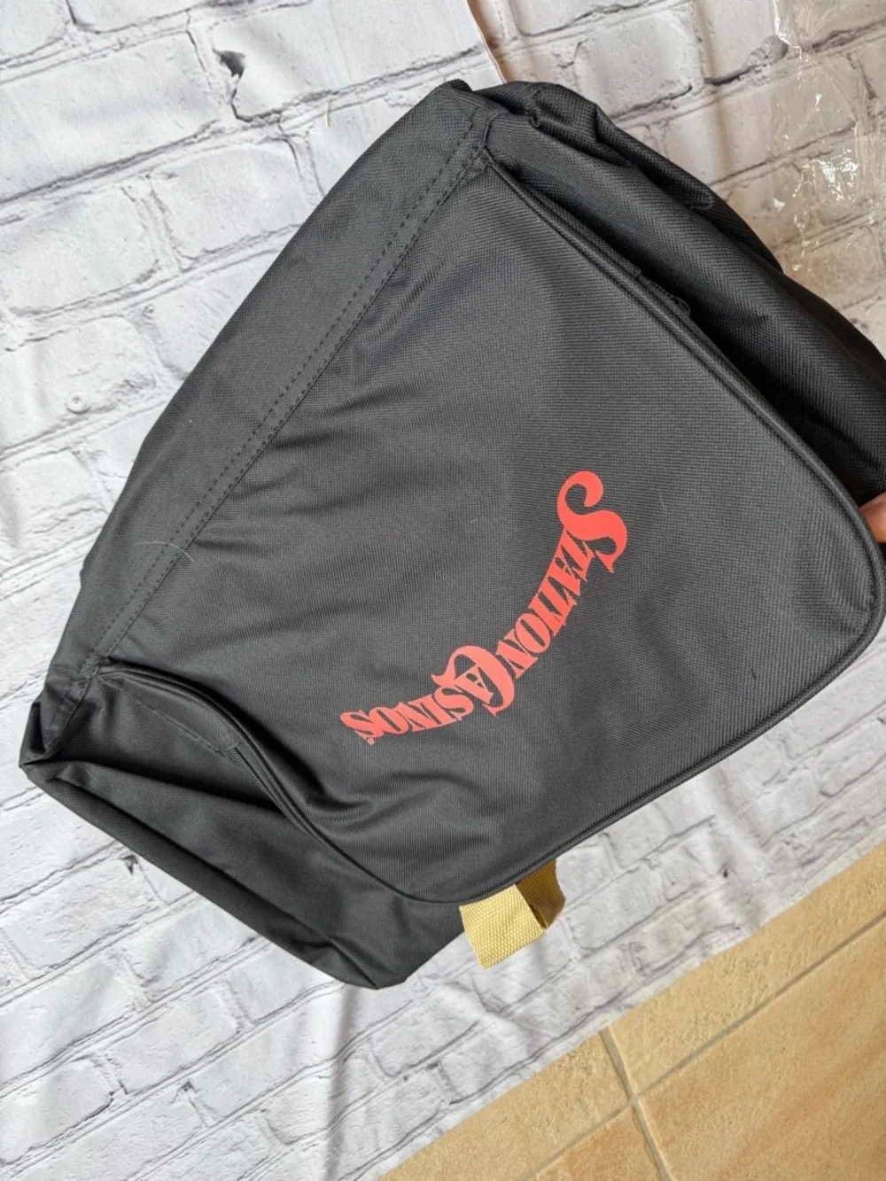 NEW NHL Las Vegas Golden Knights Duffel Bag Black Station Casino VGK Hockey